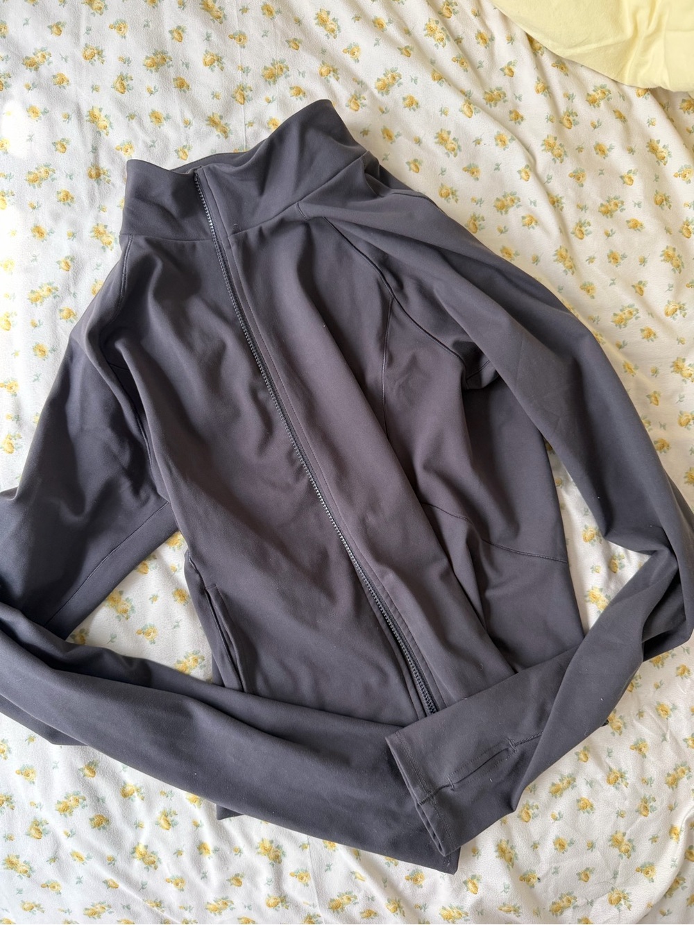 Layers Gray Zip-Up Athletic Jacket